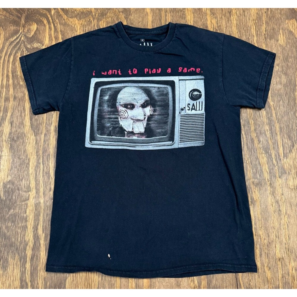 SAW Billy Puppet Game Over T Shirt Mens M 2023 Lionsgate Horror Movie Tee